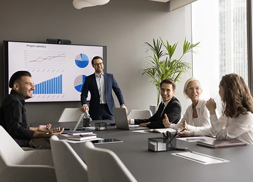 In November, employment trended up in health care, leisure and hospitality, government, and social assistance.